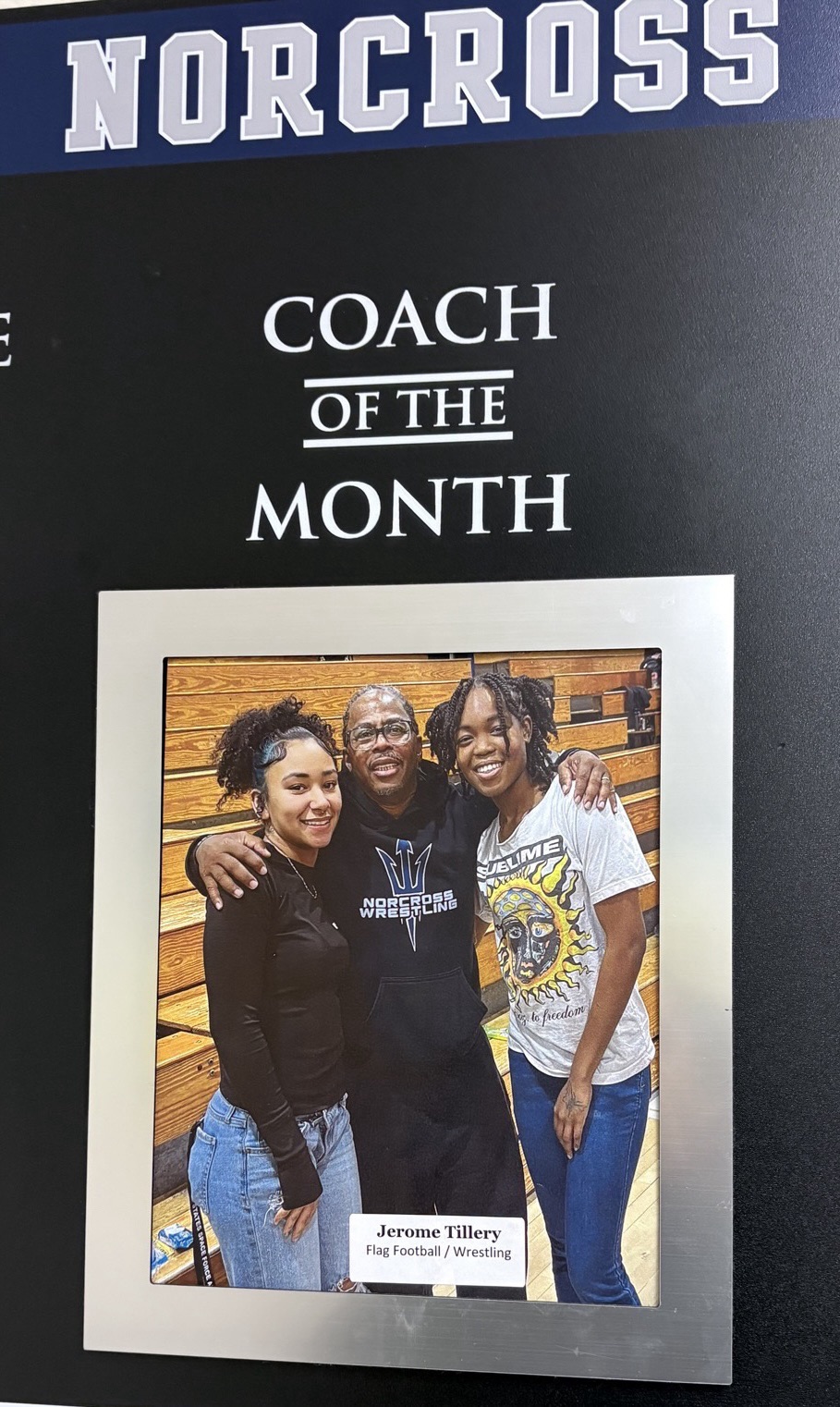 Coach Tillery named ‘Coach of the&nbsp;Month’!